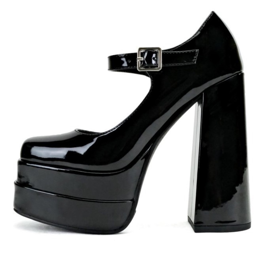 Merlot vamp Mary Jane heels - Picture 4 of 5